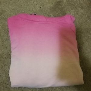 gradient cropped hoodie